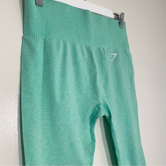 Gymshark VITAL SEAMLESS 2.0 LEGGINGS Aqua Marl L - Picture 3 of 13